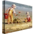 thumbnail image 2 of Trademark Fine Art "At the Beach" Canvas Art, 2 of 2