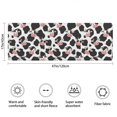 thumbnail image 3 of White Cow Black Spot Pattern Bathroom Rugs Mat,Non Slip Microfiber Bathroom Rug,Rubber Backing,Soft Bathroom Mats for Bathroom Floor,Tub and Shower,47x17in(120x43cm), 3 of 5