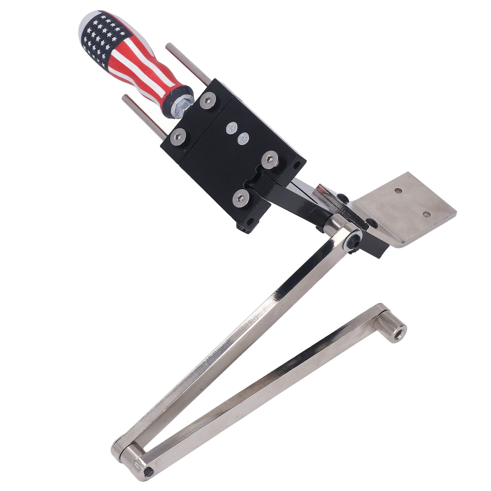 Lawn Mower Blade Sharpener, Precise Crank Arm Lawn Mower Blade Sharpening Tool Efficient For Lawn Mower Blade Sharpener, Precise Crank Arm Lawn Mower Blade Sharpening Tool Efficient For
