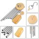 thumbnail image 3 of Wind Chimes Outdoor, Garden Wind Chime For Patio Backyard Home Decor Aluminum Alloy Tubes(1pcs, Silver), 3 of 5