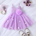 thumbnail image 2 of Okbabeha Toddler Baby Girls Tutu Dress Birthday Formal Party Special Occasion Sleeveless Tulle Mesh Sundress, 2 of 7