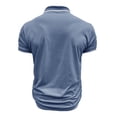 thumbnail image 5 of Men's T Shirt Casual Collared Short Sleeve Tees Solid Color Athletic Shirts, S, 5 of 8