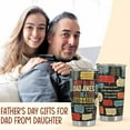 thumbnail image 2 of 20oz Dad Tumbler With Lid Fathers Day Gift For Dad I Keep All My Dad Jokes In A Dad-a-base - Dad Joke Birthday Gifts for Dad From Daughter Son Fathers Day Gift From Wife For Husband Funny Coffee Mug, 2 of 6
