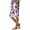 Dark Purple_011, variant on Women Bermuda Shorts Casual Knee Length Relaxed Fit Beach Shorts 2026 Summer Boho Striped Floral Print Athletic Shorts with Pocket Army Green M