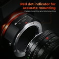 thumbnail image 6 of K&F CONCEPT Lens Mount Adapter with Matting Varnish Design, 6 of 8