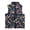 Candy Cane Light, variant on Polyester Comfortable Kids Zip Up Vest for Winter Everyday Wear, Soft Sleeveless Fleece Jacket, Ornament Pine