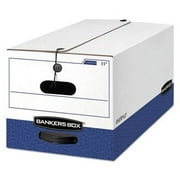 Bankers Box Storage File Box,White,PK4 FEL0001103