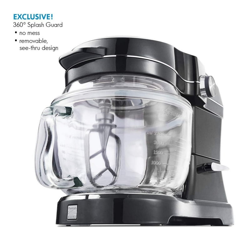 Kenmore Elite Ovation 5qt Stand Mixer With Pour-in Top, 500w - Gray : Target