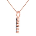 thumbnail image 4 of AoneJewelry 0.50 Ct. Elegant Diamond Pendant in 10k Rose White & Yellow Gold., 4 of 5