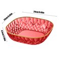 thumbnail image 3 of Lilixerw Fruit Bowl Fashion Designed Fruit Basket Food Grade Plastic Durable Fruit Bowls,Fruit Vegetable Tray,for Home Office Outdoor, 3 of 7