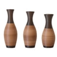 thumbnail image 5 of 3-piece Retro Handmade Rattan Flower Vase, Tall Large Floor Vase, Multicolor Finish, 5 of 7