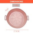 thumbnail image 2 of Accesorios de silicona para freidora de aire Olla de silicona para freidora de aire Sartén multifuncional forrada, 2 of 5