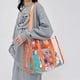 thumbnail image 5 of Bolsa De Hombro Bolso de hombro transparente de PVC Bolsos cruzados de gran capacidad para viajes (naranja) Sywqhk Para Estrenar, 5 of 8
