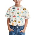 thumbnail image 1 of COM1950s Robe à Manches Courtes, Chemise Tendance pour Enfant T-Shirt Imprimé Col Rond Confortable Ample T-Shirt Blouse à Manches Courtes Hauts Décontractés, 1 of 9