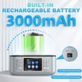 thumbnail image 2 of Reproductor de CD Portátil Arafuna con Bluetooth, Parlantes y Radio FM, 2 of 7
