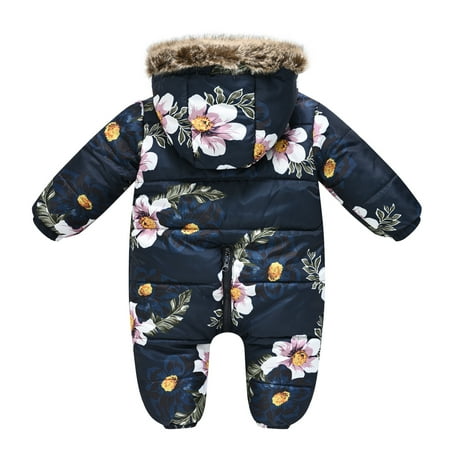 

Aayomet Onesies For Baby Girl baby-girls Baby Organic Cotton Gauze Overall Jumpsuit Dark Blue 18-24 Months
