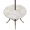 Beige, variant on Round Outdoor Tablecloth with Umbrella Hole and Zipper, Black Starfish Coastal Tablecloth with Elastic Waterproof, Shell Coral Summer Beach Nautical Ocean Patio Table Covers for 55" - 60" Tables