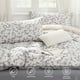 thumbnail image 4 of Hojas Funda Nórdica 100% Algodón Blanco Floral Patrón Farmhouse Bedding Set 3, 4 of 6