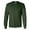 Forest Green, variant on Mens Plain Crew Neck Ultra Cotton Long Sleeve T-Shirt