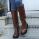 thumbnail image 1 of Botas casuales para mujer al aire libre Slip On botas diarias zapatos de lluvia de suela gruesa Wmkox8yii  nm11754, 1 of 3