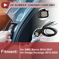 thumbnail image 2 of Cableado del Zócalo de Luz de Faro para GMC Sierra 2014-2021 No.334820801/33482-0801 Conector de Pigtail de Bombilla, 2 of 7