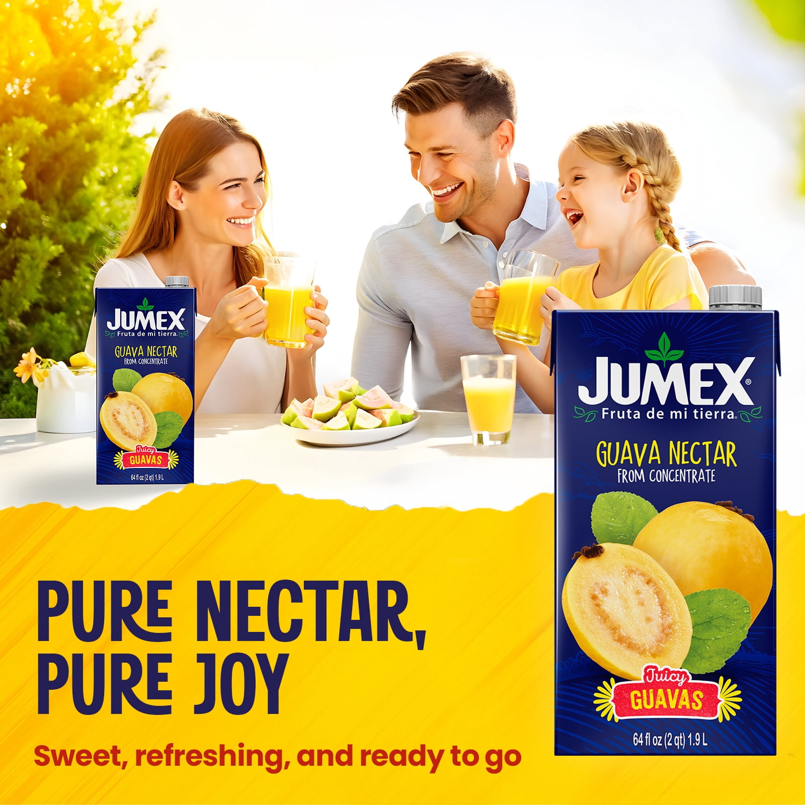 (3 pack) Jumex Guava Nectar Juice, 64 fl oz