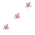 thumbnail image 4 of Redempat Versatile Wedding Brooch Add Classy And Sophisticated Touch To Any Look Modern Minimalist Brooch Pin pink 3Set, 4 of 6