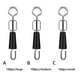 thumbnail image 4 of sweethay Conector de anzuelo de alta resistencia para ahorro de espacio, accesorios para peces, aparejos de pesca profesionales, Clip Fastlink, 100 piezas Pescar Talla grande sweethay OD028554-01, 4 of 6