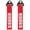 Red, variant on WORGEOUS 2-Pack Decorative Tow Straps High-Strength Bumper Tow Hook Straps for Racing Car Exterior Modification and Decoration