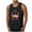 Black, variant on Mens Cotton Sleeveless Tank Tops Workout Gym Muscle Shirts Palm Tree Tropical Hawaiian Summer Beach T Shirts Black S
