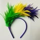 thumbnail image 5 of Diadema de plumas para fiestas, festivales, espectáculos, festivales, carnavales, joyas, 5 of 5