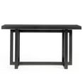 thumbnail image 5 of 59" Long Simplistic Console Table, Rectangle Entry Table Black, 5 of 5