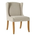 thumbnail image 3 of Better Homes & Gardens Windsor Upholstered Wingback Dining Chair 2 Pack, Wheat, 3 of 8