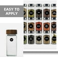 thumbnail image 3 of Minkissy 8 Sheets Canning Labels Black Adhesive Kitchen Organization Label Stickers, 3 of 6
