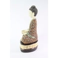 thumbnail image 2 of 11" Buddha Feng Shui Brown Kasaya Statue Bodhisattva Figurine New, 2 of 4