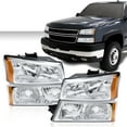 thumbnail image 6 of G-Plus Headlights Assembly Fit for 2003-2006 Chevy Avalanche 1500 2500 Bumper Headlamps, 6 of 9