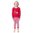 thumbnail image 5 of Peanuts Snoopy and Woodstock Loved Valentine's Day Tight Fit Cotton Matching Family Pajama Set For Adults Kids Toddlers, 5 of 6