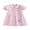 Pink-2, variant on Kids Toddler Girls Pink Birthday Day Dress Outfit 1 2 3 4 5 6 Years Old Birthday Summer Clothes Little Girl Puff Short Sleeve Doll Collar Carousel Balloon Cake Embroidery Dress