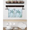 thumbnail image 3 of Coastal Turtle Kitchen Dish Towels for Drying Dishes Set of 3, Beach Nautical Seashells Seaweed Coral Waffle Weave Microfiber Hand Tea Bathroom Towels Quick Dry & Absorbent Towel 15.7x23.6, 3 of 7