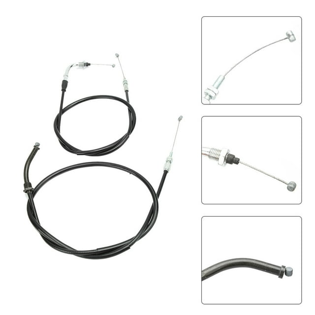 Cable del acelerador kit de cable del acelerador Conveniente de usar Juego de cables del acelerador Fabricación profesional duradera para motocicleta para cable del acelerador ANGGREK Otros