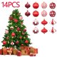 thumbnail image 2 of Bolas Colgantes Con Formas Especiales Juego de 12 adornos navideños de plástico para árbol de Navidad con forma de calabaza, dona, cebolla y almendra JASKFLY, 2 of 9