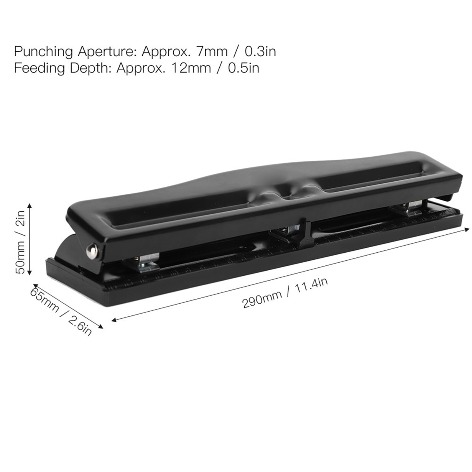 Craft Stuffing Bobbin Case Hole Puncher, Office Hole Punch Manual Convenient for 10 Sheets Of Paper for DIY, 3 Hole Hole Punch, Home Hole Punch Sewing Machine