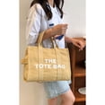 thumbnail image 2 of (Amarillo) Bolsos de mano de lona para mujer Bolsos grandes de hombro tipo hobo Bolsos de mano Monedero Monederos Monederos Multibolsillos Bolsos de trabajo casuales, 2 of 5