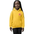 thumbnail image 6 of QITESHIPIN Big Kids Letter Print Pullover Hoodie Long Sleeve Popular Graphic Casual Comfortable Sweatshirt Yellow,6-7 Years, 6 of 6