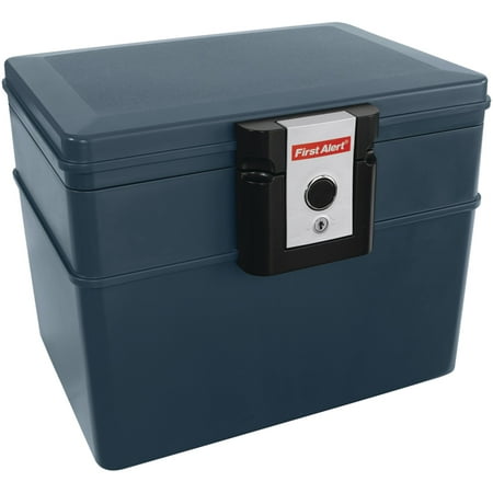 First Alert 2037F 0.62 Cu.Ft. Water and Fire Protector File Chest with Key Lock