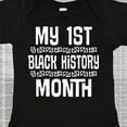 thumbnail image 4 of Inktastic 1st Black History Month Boys or Girls Baby Bodysuit, 4 of 5