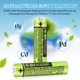 thumbnail image 2 of Pilas AAA recargables EOCIK BK-40AAABU 400 mAh 1,2 V (paquete de 6), 2 of 7