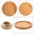 thumbnail image 5 of 12 Pcs Bamboo Coasters Disposable Coffee Cups Espresso Pads Round Non-skid Mug Mat, 5 of 6