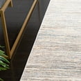 thumbnail image 3 of SAFAVIEH Martha Stewart Lagoon Striped Runner Rug, Grey/Blue, 2'2" x 7', 3 of 5