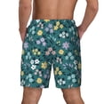 thumbnail image 2 of Rocae Floral for Men's Swim Trunks Quick Dry With Two Side Pockets and One Lined Patch PocketMedium, 2 of 9